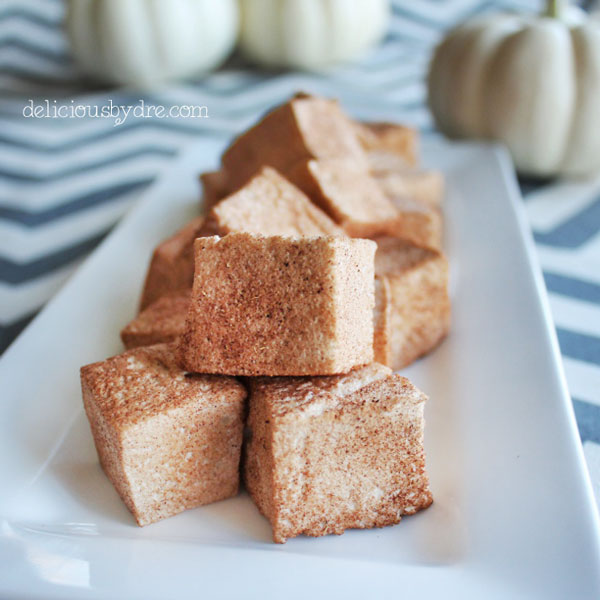HomemadePumpkin Spice Marshmallows (GlutenFree!) delicious by dre